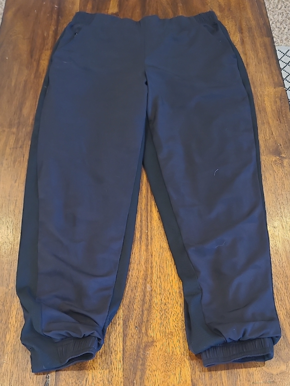 ATHLETA Brooklyn Lined Joggers Pull On Pants Sz 8.  Black Camo